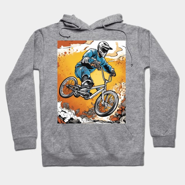 Bicycle Racing Hoodie by animegirlnft